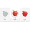 Clementoni Sapientino Montessori - Primo Inglese, Gioco Educativo Metodo Montessoriano per Bambini 3-5 Anni, Carte Illustrate p