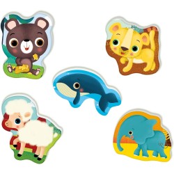 Clementoni Sapientino - Genitori e Cuccioli, Gioco Educativo per Bambini 2-4 Anni, Flashcards per Riconoscere Gli Animali e i L