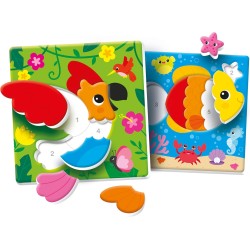Clementoni Sapientino - Logic Numeri e Colori, Gioco Educativo Bambini 3-5 Anni con Puzzle a Incastro per Riconoscere Cifre e C