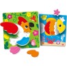 Clementoni Sapientino - Logic Numeri e Colori, Gioco Educativo Bambini 3-5 Anni con Puzzle a Incastro per Riconoscere Cifre e C