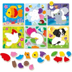 Clementoni Sapientino - Logic Numeri e Colori, Gioco Educativo Bambini 3-5 Anni con Puzzle a Incastro per Riconoscere Cifre e C