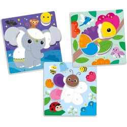 Clementoni Sapientino - Logic Numeri e Colori, Gioco Educativo Bambini 3-5 Anni con Puzzle a Incastro per Riconoscere Cifre e C