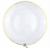PIATTI TEXTURE CRYSTAL GOLD RIUTILIZZABILI 25 CM 6 PZ