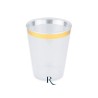 BICCHIERI TUMBLER CRYSTAL GOLD RIUTILIZZABILI 300 CC 6 PZ