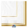 Tovagliolo di Carta 33x33 cm "Classic Gold Metal" 16 pz