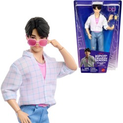 Mattel KPop Demon Hunters - Jinu dei Saja Boys, bambola con outfit da performance per la canzone "Soda Pop", accessori 