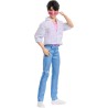 Mattel KPop Demon Hunters - Jinu dei Saja Boys, bambola con outfit da performance per la canzone "Soda Pop", accessori 