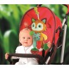Clementoni Baby - Easy-Peasy Soft Fox, Peluche da Viaggio Bambini 0+ Mesi, Sonaglino Frusciante con Pendente Mordicchioso, Pinz