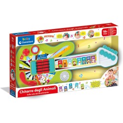Clementoni Baby - Chitarra degli Animali, Strumento Musicale Elettronico 18+ Mesi, 3 modalità di Gioco E 8 Tasti Interattivi, S