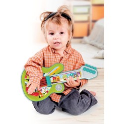 Clementoni Baby - Chitarra degli Animali, Strumento Musicale Elettronico 18+ Mesi, 3 modalità di Gioco E 8 Tasti Interattivi, S