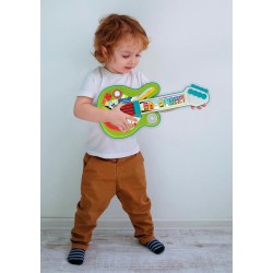 Clementoni Baby - Chitarra degli Animali, Strumento Musicale Elettronico 18+ Mesi, 3 modalità di Gioco E 8 Tasti Interattivi, S