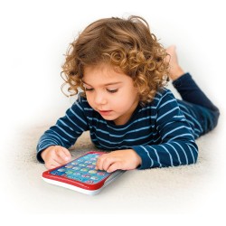 Clementoni - Computer Kid - Tablet Alfabeto, Gioco Educativo Parlante 3+ Anni, 5 Modalità di Gioco e 30 Tasti Interattivi, Impa