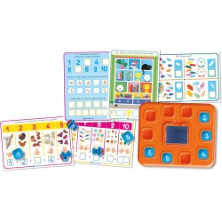 Clementoni Sapientino - I Timbri di Sapientino Numeri, Gioco Educativo 3-5 Anni, Imparare Numeri e Quantità, 10 Timbri Ergonomi