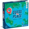 Clementoni Board Games - Guess the Place, Gioco da Tavolo di Geografia, Sfida nel Mondo con 180 Luoghi da Individuare, 2-4 Gioc