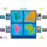 Clementoni Board Games - Guess the Place, Gioco da Tavolo di Geografia, Sfida nel Mondo con 180 Luoghi da Individuare, 2-4 Gioc