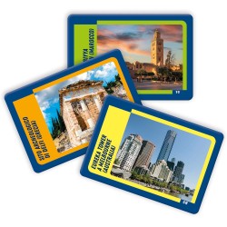 Clementoni Board Games - Guess the Place, Gioco da Tavolo di Geografia, Sfida nel Mondo con 180 Luoghi da Individuare, 2-4 Gioc