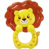 Clementoni Baby - Happy Lion Cooling Teether, Dentaruolo Refrigerato per Neonati 3+ Mesi, Texture e Colori Diversi Esperienza M