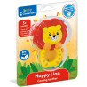 Clementoni Baby - Happy Lion Cooling Teether, Dentaruolo Refrigerato per Neonati 3+ Mesi, Texture e Colori Diversi Esperienza M