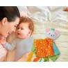 Clementoni Baby - Soft Cuddles Mouse Comforter, Dou Dou Morbido per Neonati 0+ Mesi, Personalizzabile con Nome, Stimolazione Se