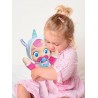 Clementoni Baby - Cocò Coccolami Un po , Bambola Interattiva Peluche 10+ Mesi, Bambolotto Parlante Educativo con Ciuccio e Cont