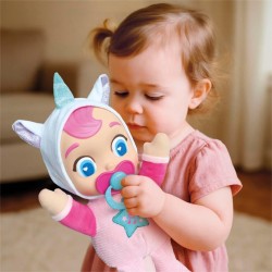 Clementoni Baby - Cocò Coccolami Un po , Bambola Interattiva Peluche 10+ Mesi, Bambolotto Parlante Educativo con Ciuccio e Cont