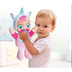 Clementoni Baby - Cocò Coccolami Un po , Bambola Interattiva Peluche 10+ Mesi, Bambolotto Parlante Educativo con Ciuccio e Cont