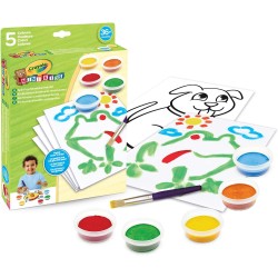 Crayola - Mini Kids - Tempere Lavabili per Bambini Formula Antigoccia - CRA811483