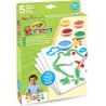 Crayola - Mini Kids - Tempere Lavabili per Bambini Formula Antigoccia - CRA811483