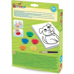 Crayola - Mini Kids - Tempere Lavabili per Bambini Formula Antigoccia - CRA811483