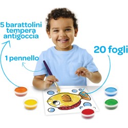 Crayola - Mini Kids - Tempere Lavabili per Bambini Formula Antigoccia - CRA811483