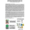 Scheletro spaventapasseri con cappello d appendere h. cm 210 ca. con luci, suono e movimento (batterie incluse) 09648