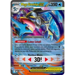 Pokémon: collezione premium Mega Greninja-ex del GCC Pokémon (1 carta promozionale olografica, 1 carta lenticolare gigante e 8 