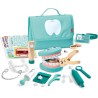 Hape Kit Dentista, Set da Gioco di Ruolo per Bambini, Gioco educativo con Strumenti realistici