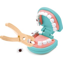 Hape Kit Dentista, Set da Gioco di Ruolo per Bambini, Gioco educativo con Strumenti realistici
