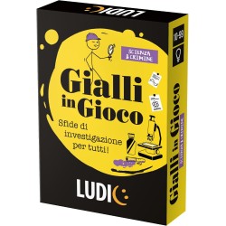 Ludic - Gialli in Gioco Scienza & Crimine - Sfide di Investigazione per Tutti! | Gioco Di Società Formato Viaggio, Gioco di