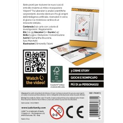 Ludic - Gialli in Gioco Scienza & Crimine - Sfide di Investigazione per Tutti! | Gioco Di Società Formato Viaggio, Gioco di