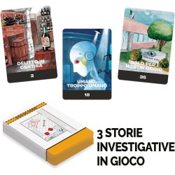 Ludic - Gialli in Gioco Scienza & Crimine - Sfide di Investigazione per Tutti! | Gioco Di Società Formato Viaggio, Gioco di