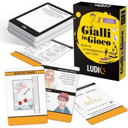 Ludic - Gialli in Gioco Scienza & Crimine - Sfide di Investigazione per Tutti! | Gioco Di Società Formato Viaggio, Gioco di