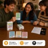 Ludic – Brain Cards Anagrammi Sinonimi e Contrari – 250 Enigmi e Giochi di Parole | Gioco di Carte di Lessico e Logica, Sfide d