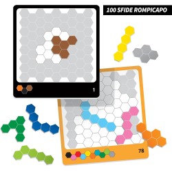 LUDIC - 100 Rompicapo Mentali e Logici- Solitario Allena-mente Per Ogni Età