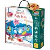 Lisciani Giochi - Montessori Wood Magnetic fish fun 98354