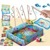 Lisciani Giochi - Montessori Wood Magnetic fish fun 98354