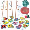 Lisciani Giochi - Montessori Wood Magnetic fish fun 98354