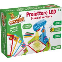 Lisciani Giochi - Carotina Proiettore scuola di lettura e scrittura