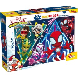 Liscianigiochi - Marvel Puzzle DF Maxi Floor 35 Spidey, 104741, Multicolore