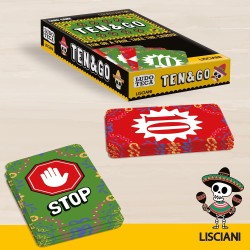 Lisciani - Gioco di carte Ludoteca Ten and Go per bambini dagli 8 anni in su, regole semplici fai 10 o una coppia per vincere i