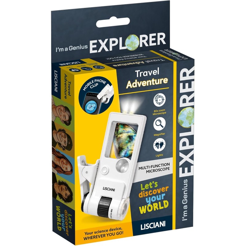 Lisciani Giochi - I m a Genius Explorer travel adventure, 120178