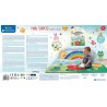 Clementoni Baby Animal Families Eva Mat Tappeto Puzzle per Bambini 0 Mesi+, Tappeto Gioco Morbido 120x120 cm in Schiuma con 6 F