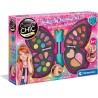 Clementoni Crazy Chic - Butterfly Beauty Set Trousse Trucchi, Cofanetto Make-Up Bambini 6+ Anni, Palette a Forma di Farfalla co