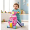 Clementoni Baby - Valentina Unicorno Scooterina 2 in 1, Primi Passi Bambino 9 Mesi, Gioco Prima Infanzia Cavalcabile e Centro a